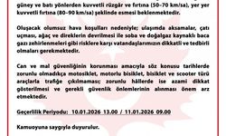 Bursa Valiliği'nden peş peşe uyarılar