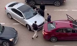 Bursa'da düğün konvoyunda gerginlik