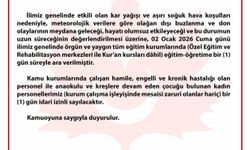 Bursa'da eğitime kar engeli