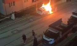 Bursa'da otomobiller alev topuna döndü