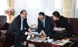 Çin Halk Cumhuriyeti Ankara Büyükelçisi Jiang Xuebin Atatürk Üniversitesi'nde