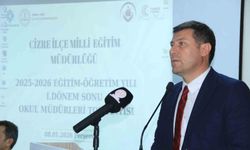 Cizre'de eğitim ve öğretim yılının dönem değerlendirmesi yapıldı