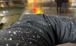 Düzce'de beklenen kar yağışı başladı