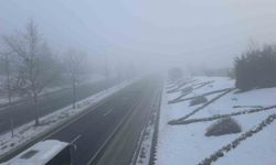 Düzce'de sis ve soğuk hava etkili oluyor