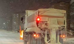 Elazığ Belediyesi karla mücadele çalışmalarını sürdürüyor