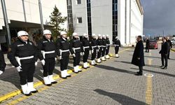 Eskişehir Valisi Aksoy, emniyet teşkilatı ile vedalaştı