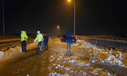 Gaziantep'te buzlanma nedeniyle kaza: 1 yaralı