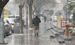 Gaziantep'te yoğun kar yağışı etkili oluyor