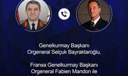 Genelkurmay Başkanı Bayraktaroğlu, Fransız mevkidaşı Mandon ile görüştü