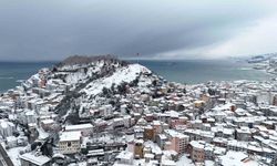 Giresun'da kar sonrası kartpostallık manzaralar ortaya çıktı