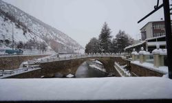 Gümüşhane kente merkezinde kar kalınlığı 30 santimetreye ulaştı