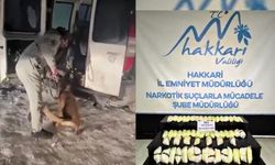 Hakkari'de 28 kilo 600 gram gelen metamfetamin ele geçirildi