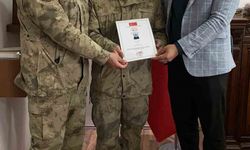 Hozat'ta Uzman Çavuş Yunus Can'a anlamlı takdir