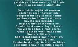 Hüseyin Okandan: '800 yataklı yeni hastanemiz hayırlı olsun'