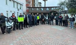 İlçede motosiklet sürücüsü artınca çareyi güvenli sürüş eğitimi vermekte buldular