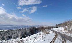 Kar yağışı sonrası kartpostallık görüntüler oluştu