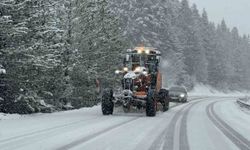 Karabük'ün yüksek kesimlerinde kar yağışı etkili oluyor