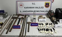 Karaman'da el yapımı dinamit ele geçirildi: 6 tutuklama