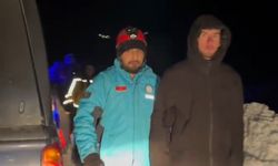 Karlı yollar aşıldı, hasta hastaneye ulaştırıldı