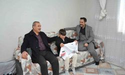 Kaymakam Uzun, Türkiye şampiyonunu ziyaret etti