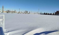 Kayseri'de amatör maçlara kar engeli