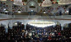 Kilis'te Miraç Kandili'nde camiler doldu taştı