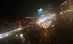 Konya'da tır otomobile çarptı: 2 yaralı