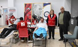 Kütahya İl Emniyet Müdürlüğünden kan bağışı kampanyasına destek