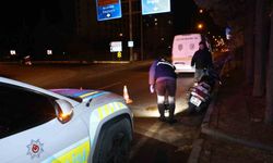 Nevşehir'de devrilen motosikletin sürücüsü yaralandı