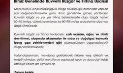 Niğde Valiliği uyardı: Kuvvetli rüzgar ve fırtına bekleniyor