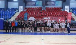Okul sporları korfbol heyecanı sona erdi