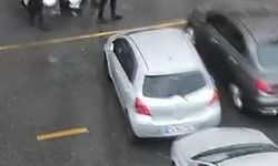 Polis kalkanı, bebeği ve annesini fırtınadan korudu