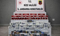 Rize'de kaçak sigara operasyonu