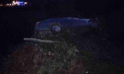 Samsun'da otomobil şarampole yuvarlandı: 3 yaralı