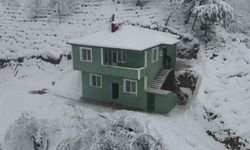 Şehit ailesi harabe köy evinden kurtuldu, yeni yuvalarına kavuştu