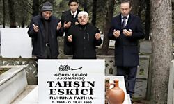 Şehit Jandarma Komando Er Tahsin Eskici kabri başında anıldı