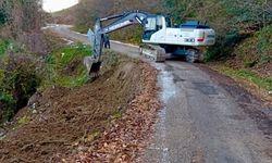 Sinop'ta heyelan önleme mesaisi