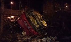 Sinop'ta takla atan otomobilin sürücüsü hayatını kaybetti