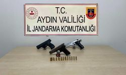 Söke'de 3 ruhsatsız tabanca ele geçirildi