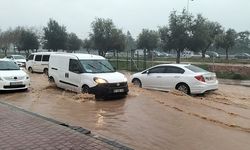 Son anda fark ettiği dev dalgaların arasında kalmaktan merdivene tutunarak kurtuldu