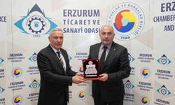 TSKGV temsilcisi Avcı, ETSO Başkanı Özakalın'ı ziyaret etti