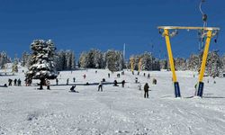 Uludağ'da sömestr ve hafta sonu yoğunluğu birleşti
