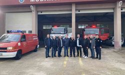 Üsküp'ten itfaiye gönüllü timleri Mudanya'da