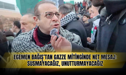 Egemen Bağış’tan Gazze Mitinginde Net Mesaj: Susmayacağız, Unutturmayacağız