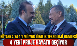 Kütahya’ya 1,1 Milyar Liralık Teknoloji Hamlesi: 4 Yeni Proje Hayata Geçiyor