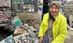 74 yaşındaki Hakime teyzenin resim tutkusu