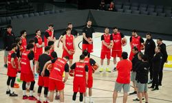 A Milli Erkek Basketbol Takımı, Sırbistan maçı hazırlıklarına başladı