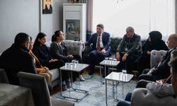 Adalet Bakanı Tunç, Atlas Çağlayan'ın ailesini ziyaret etti