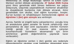 Ağrı'da eğitime kar engeli