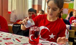 Ağrı'da okullarda ikinci dönem 'Bayrak Sevgisi' temasıyla başladı